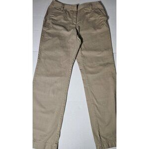Liz Claiborne Audra Wide Leg Pants Beige Career Office Slacks 12R. (HL467)